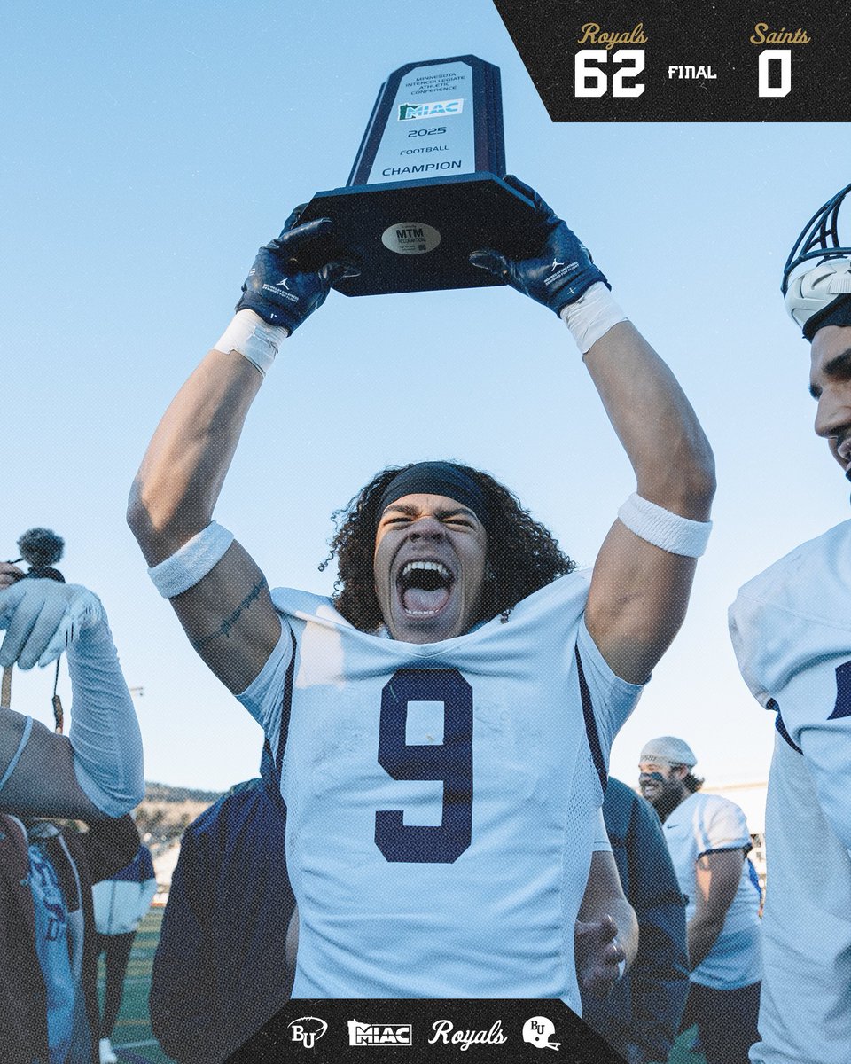 BethelRoyalsFB's tweet image. MIAC CHAMPIONS!!