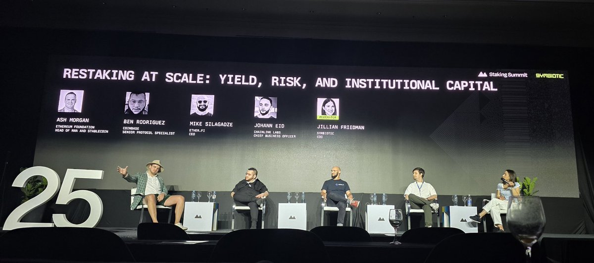 hyungkyu_hqueue's tweet image. It was interesting to hear the risk of staking and restaking from different views and roles in industry today at @StakingSummit BA.