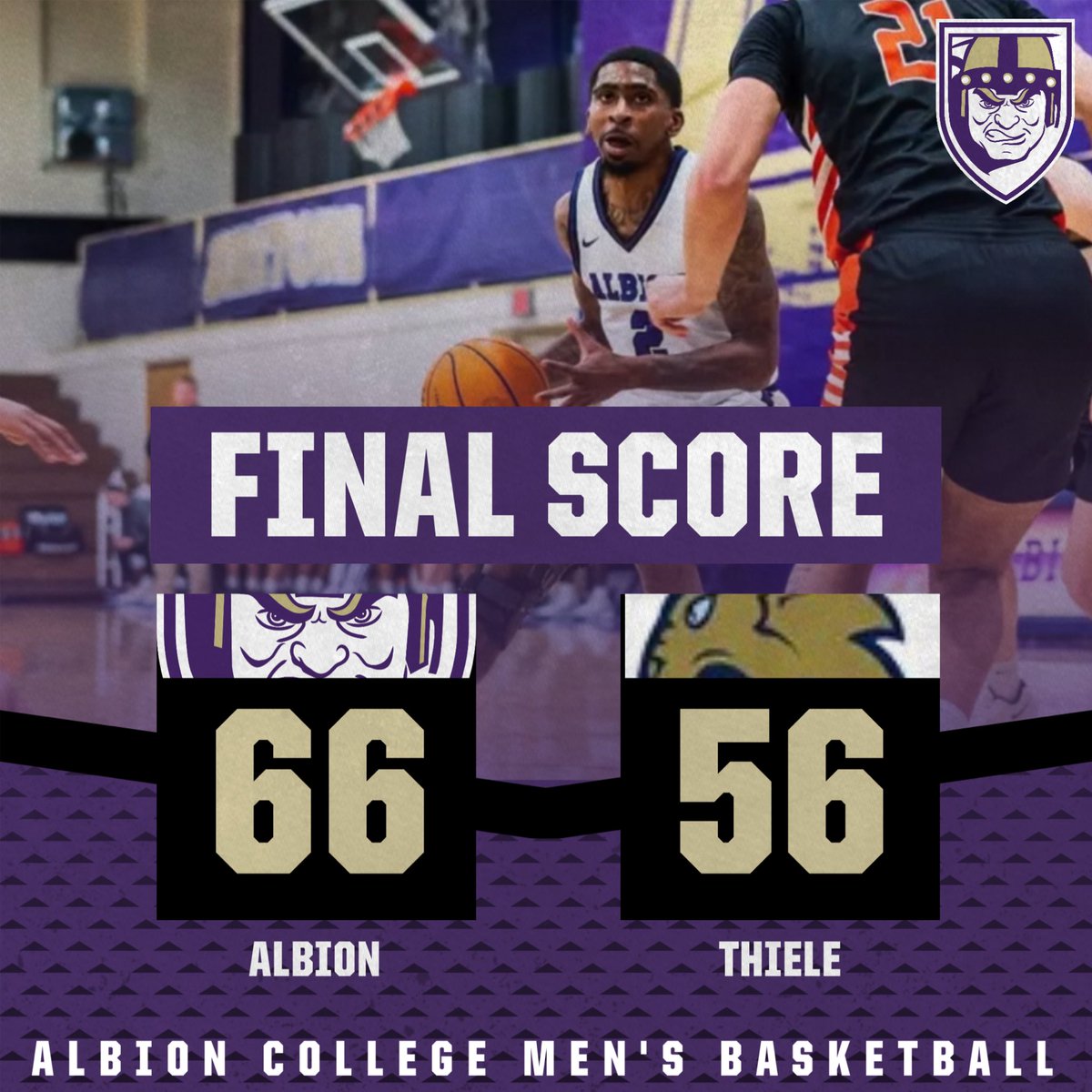 Albion College Men's Basketball tweet media