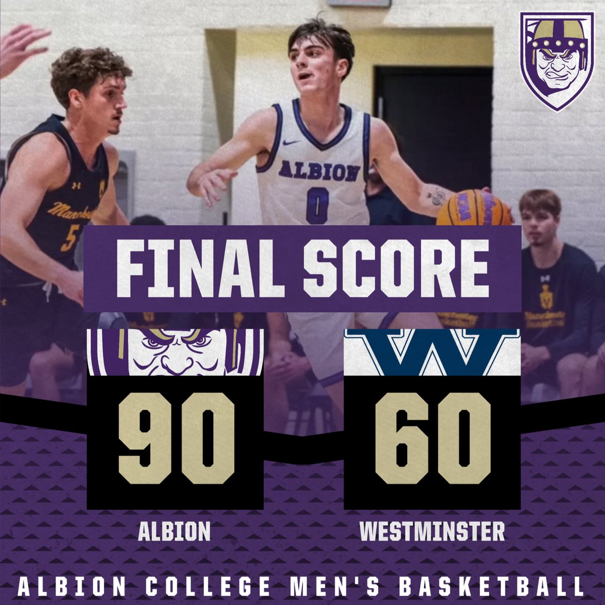 Albion College Men's Basketball tweet media