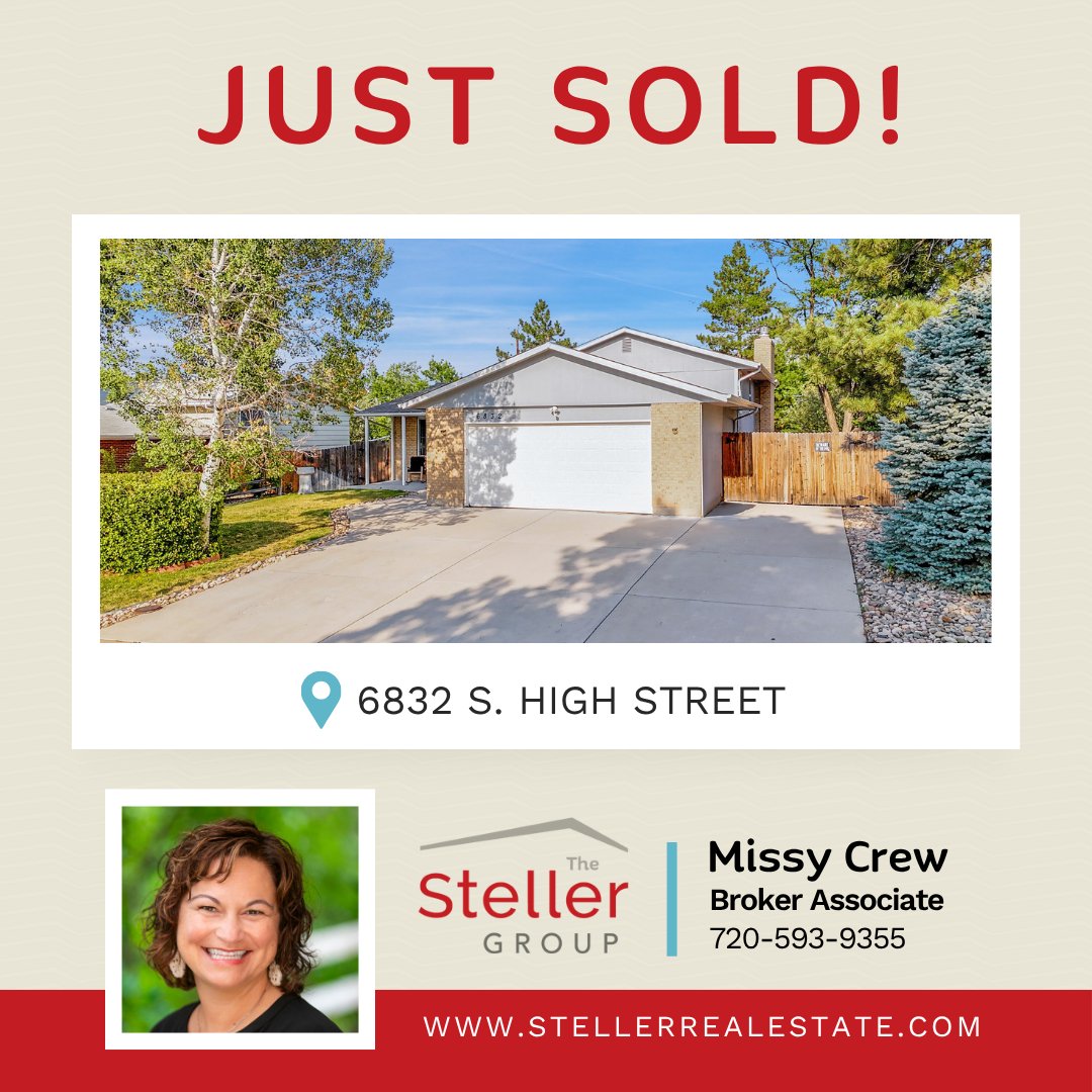TheStellerGroup's tweet image. Just Sold in Southglenn!
Huge congratulations to our lovely client on the sale of her charming home. So grateful for the trust you placed in Missy Crew &amp;amp; The Steller Group. 🤍🏡✨

#JustSold #Southglenn #DenverRealEstate #TrustedExperts #RealEstateSuccess