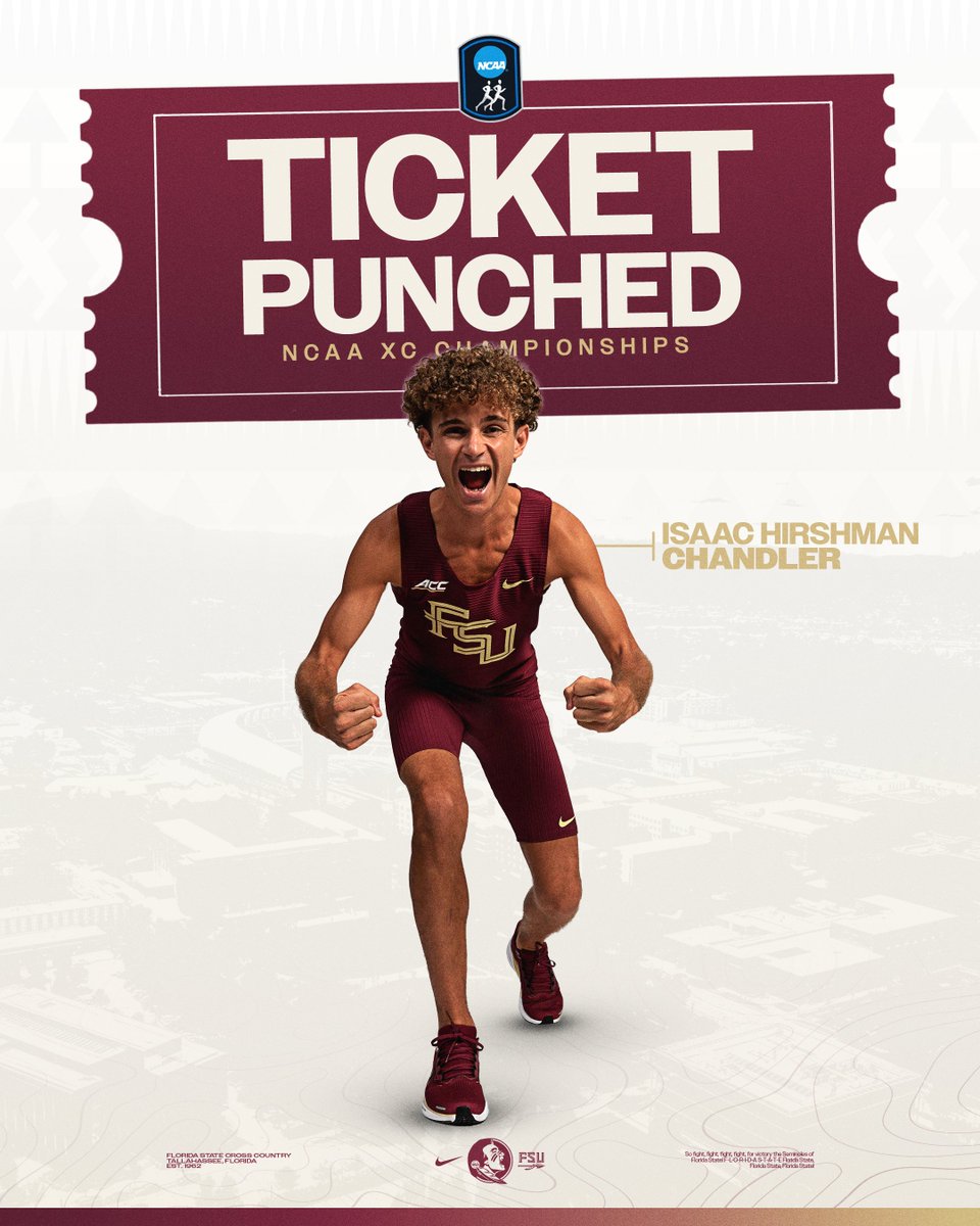 FSU_Track's tweet image. 𝐓𝐈𝐂𝐊𝐄𝐓𝐒 𝐏𝐔𝐍𝐂𝐇𝐄𝐃 ✈️

Congratulations to Isaac Hirshman Chandler, Bieke Schipperen and Rylee Blade on qualifying for the NCAA National Championship 🍢

#NoleFamily | #OneTribe