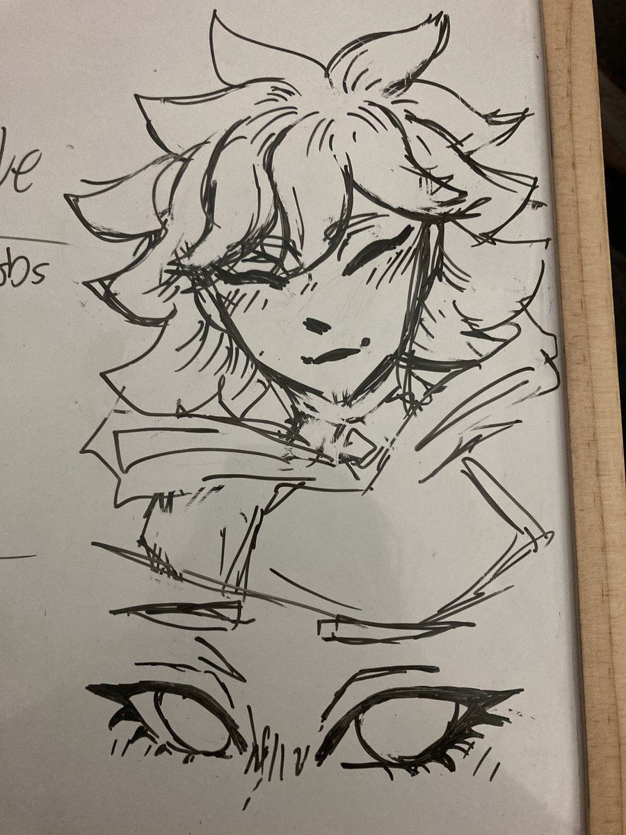 sondurix's tweet photo. Little whiteboard doodle of Calyx

#art #doodle #oc https://t.co/hskaJhkTDR