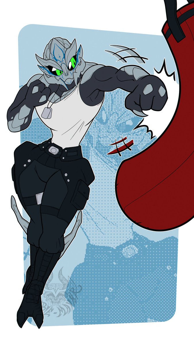 Cabal_Pilot's tweet photo. "Looking for a fight?! Good cuz I could use a good one!" Decuve Thorne, Casmia's big sister! 

Art by @Zombie_Maykr https://t.co/sNHHgf4fZZ