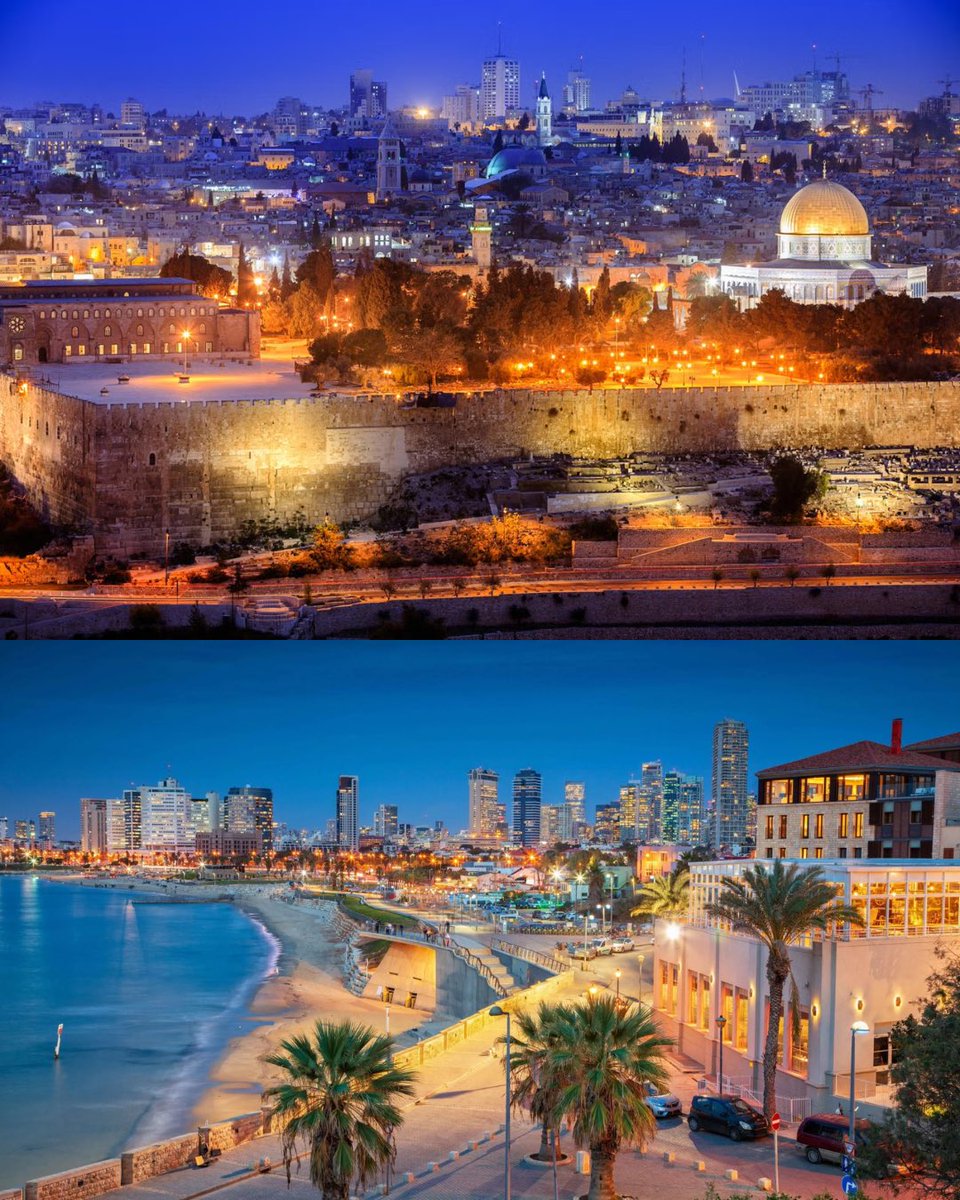 The hardest question:

Jerusalem or Tel Aviv?
🇮🇱🇮🇱