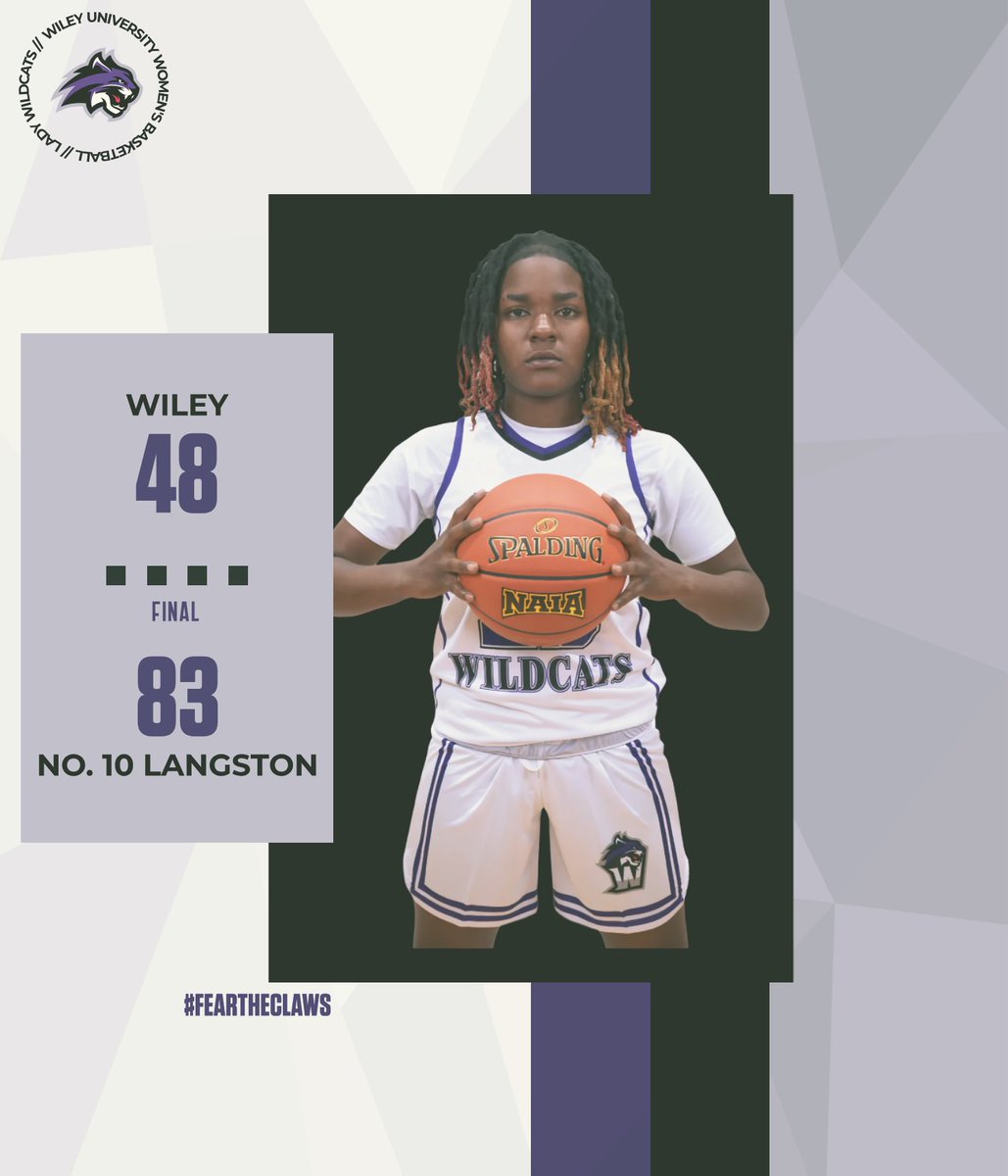 WileyAthletics's tweet image. That&apos;s how it went down. We begin @HBCUAC play next week. #FeartheClaws #WhereWinnersThrive #BeIrreplaceable #ProgressoverPerfection #GoForthInspired