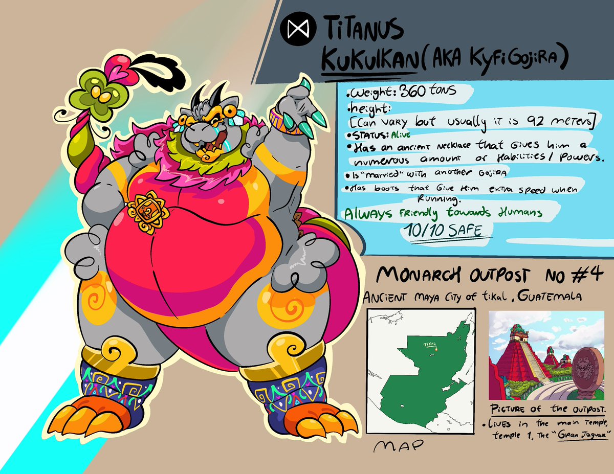 leroyelpatojoYT's tweet image. kyfigoji&apos;s new ref sheet is finally here!
#fangoji