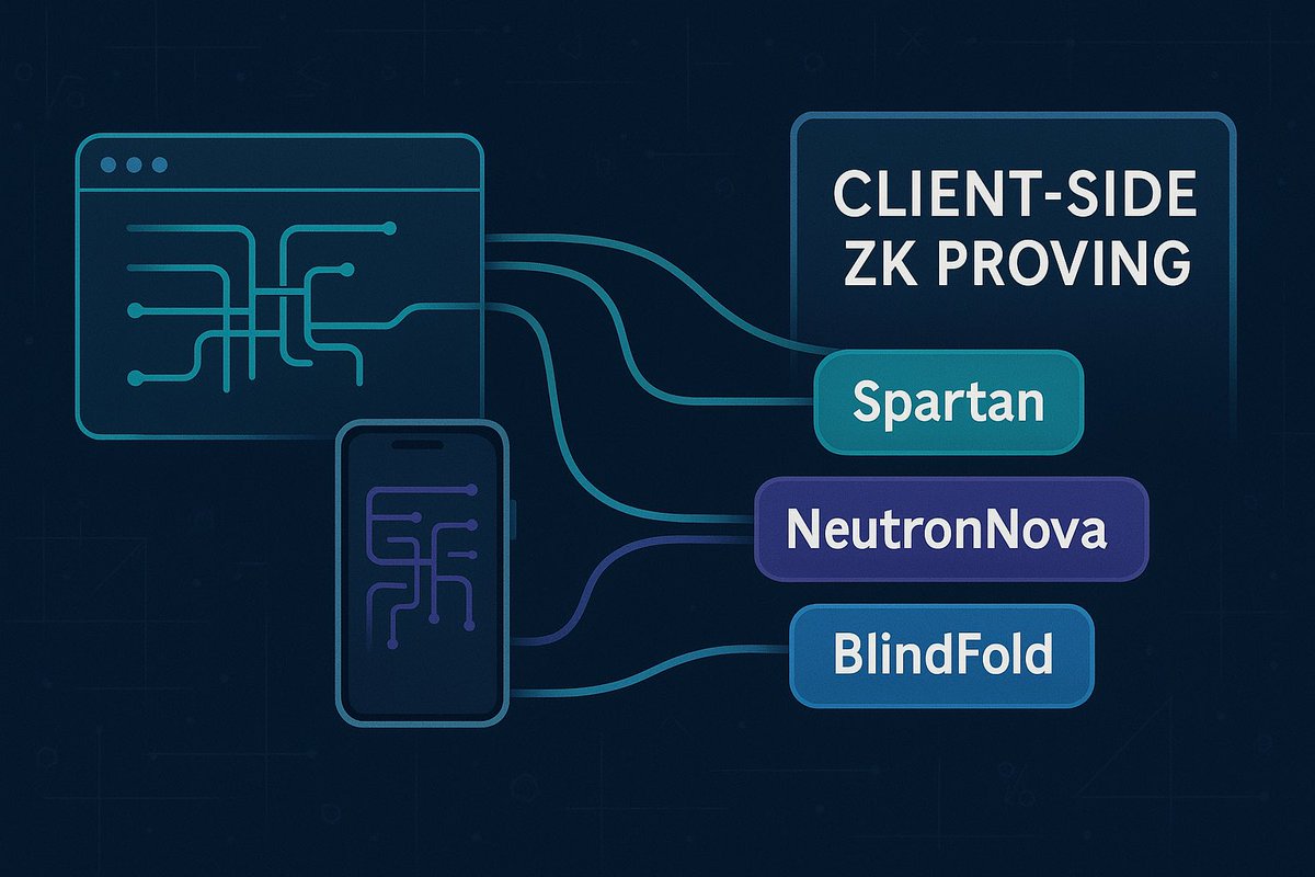 Excited to talk about how Spartan, NeutronNova, and BlindFold enable fast ZK proofs for client-side proving tasks!