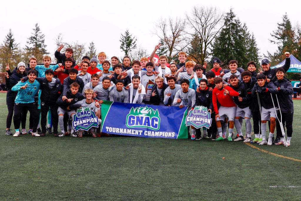 GNACsports's tweet image. The WOU Wolves are the first EVER GNAC Men’s Soccer Tournament Champions 🏆

#gnacsports | #gnacmsoc