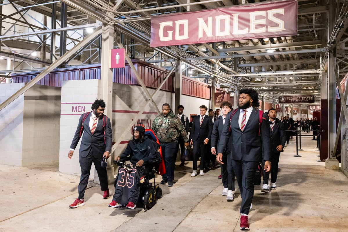 FloridaState's tweet image. Welcome home, Ethan! Your strength and resilience are an inspiration to the entire FSU family. #GoNoles