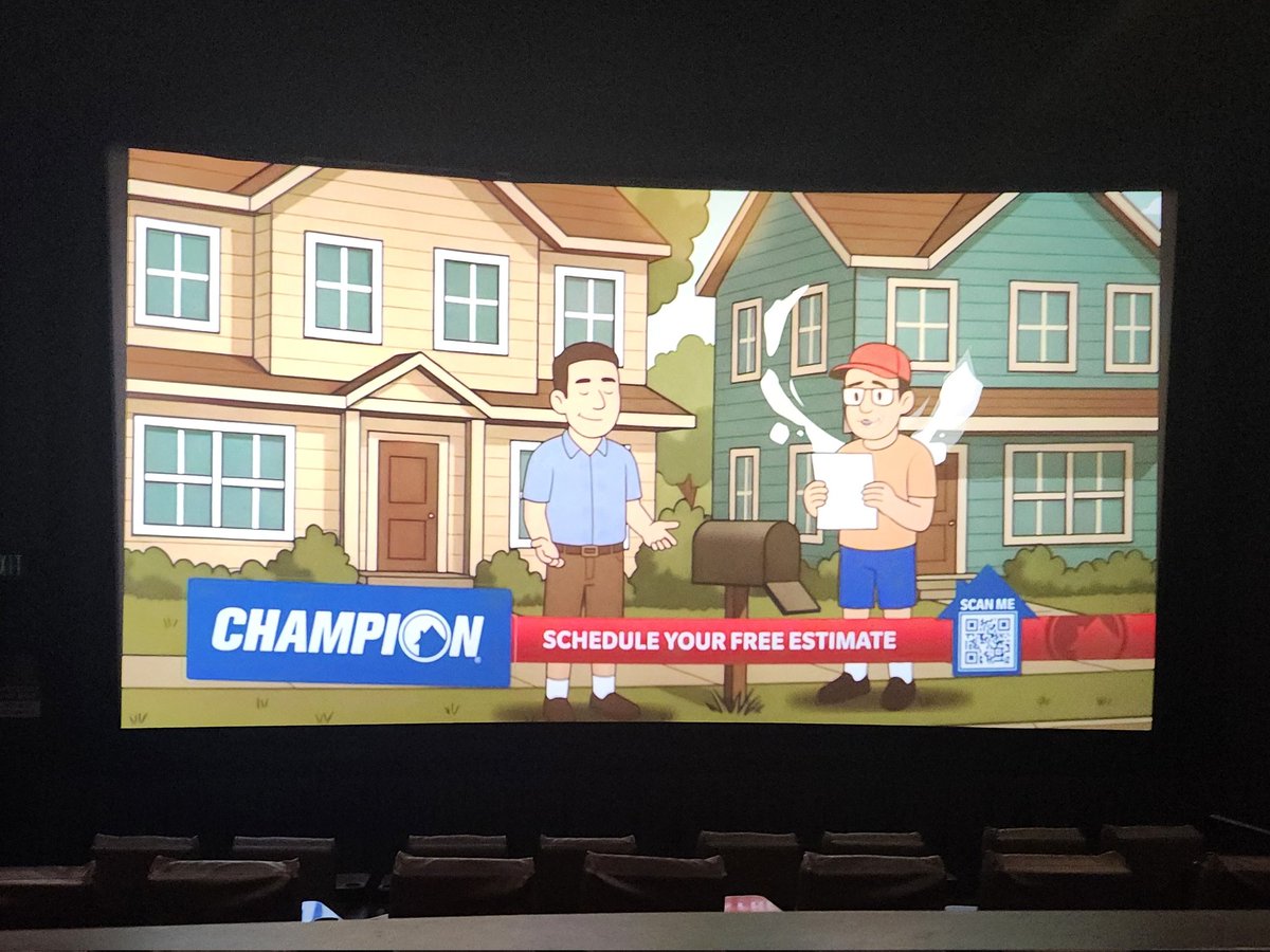 Sorry about the bad Pic, but I was SHOCKED and had to show this. Im appalled to see an AI ad before watching an ANIMATED (as in by hand with effort and skill) movie. Just a heads up, any brand that uses ai art to sell a product, i will never pay for your service.