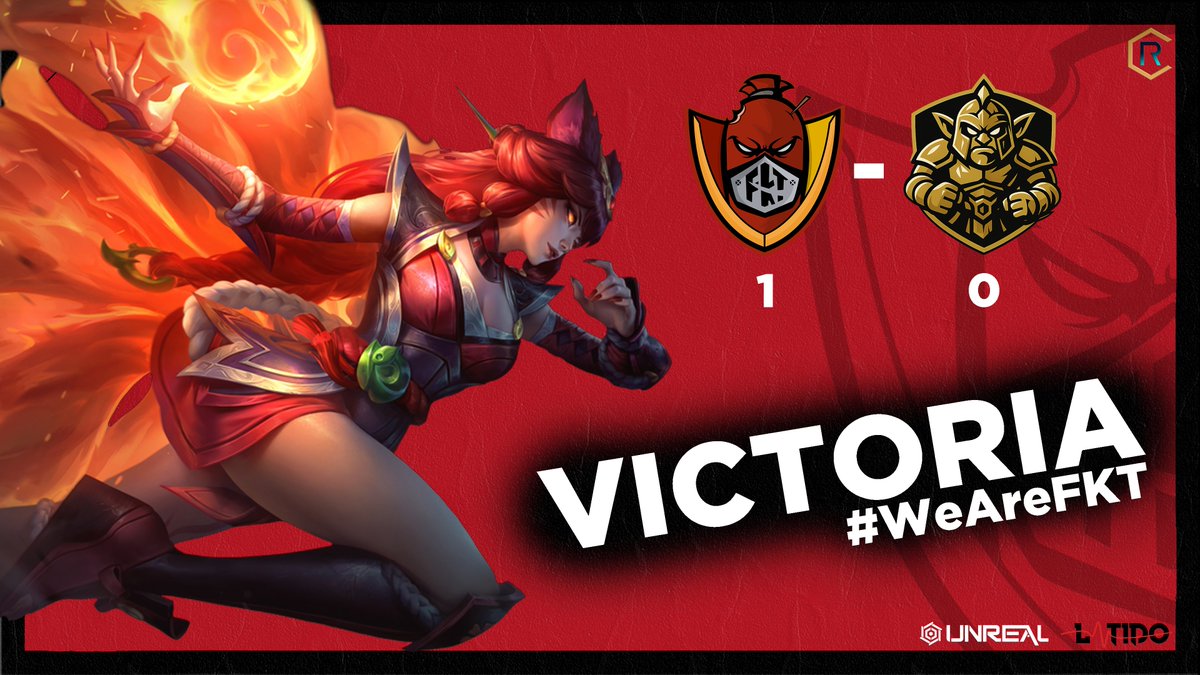 🔸VICTORIA VS <a href="/TINYTITANS_TTS/">TINY TITANS</a> 🌭🔥

Early complicado pero controlado que con calma y macro conseguimos sobrepasar para llevarnos la victoria

¡Nos ponemos los dos equipos 2-1 y nos enfrentamos en la siguiente jornada! #WeAreFKT 🏆✨