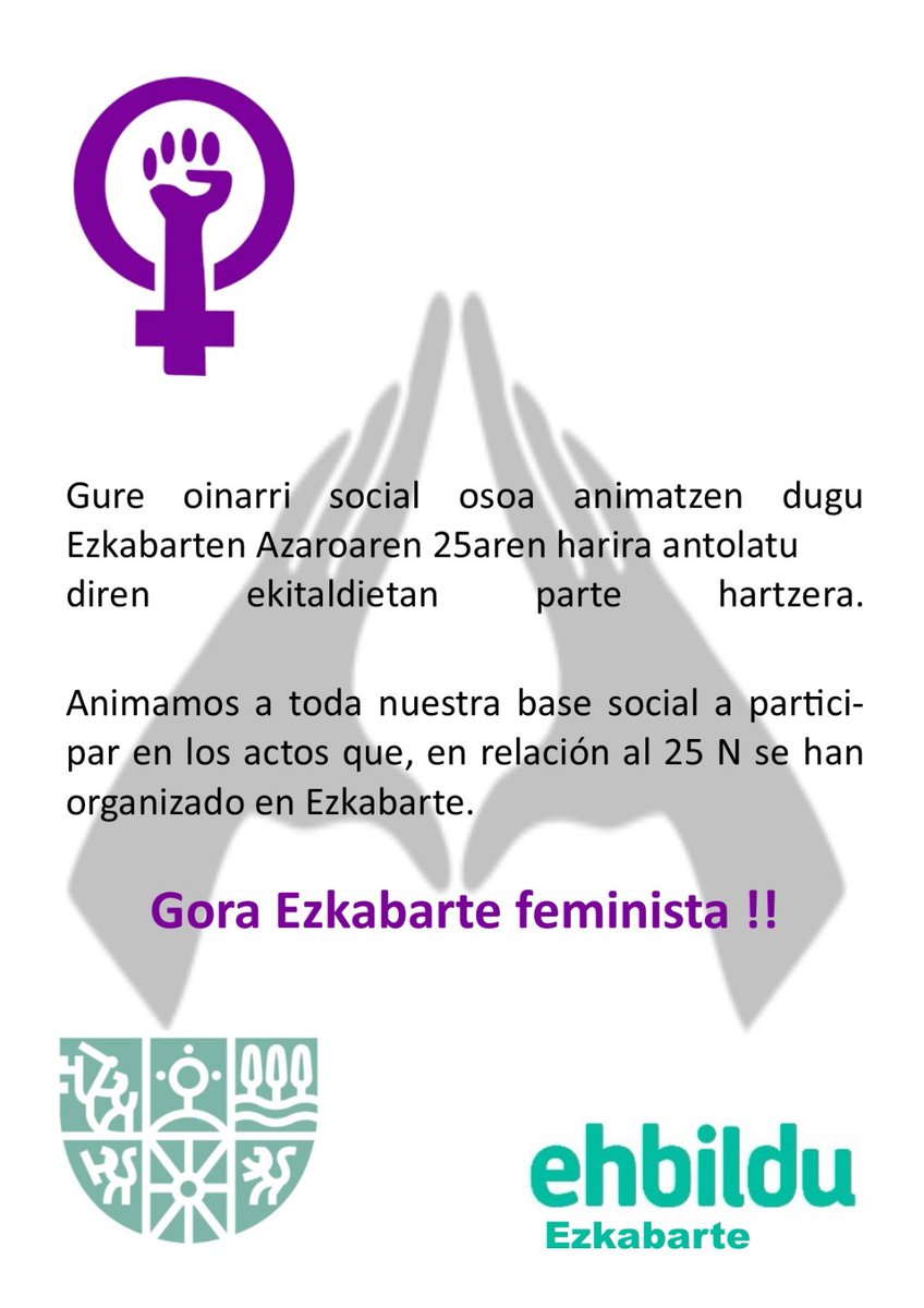 Ezkabarte EH Bildu (@ezkehbildu) on Twitter photo 