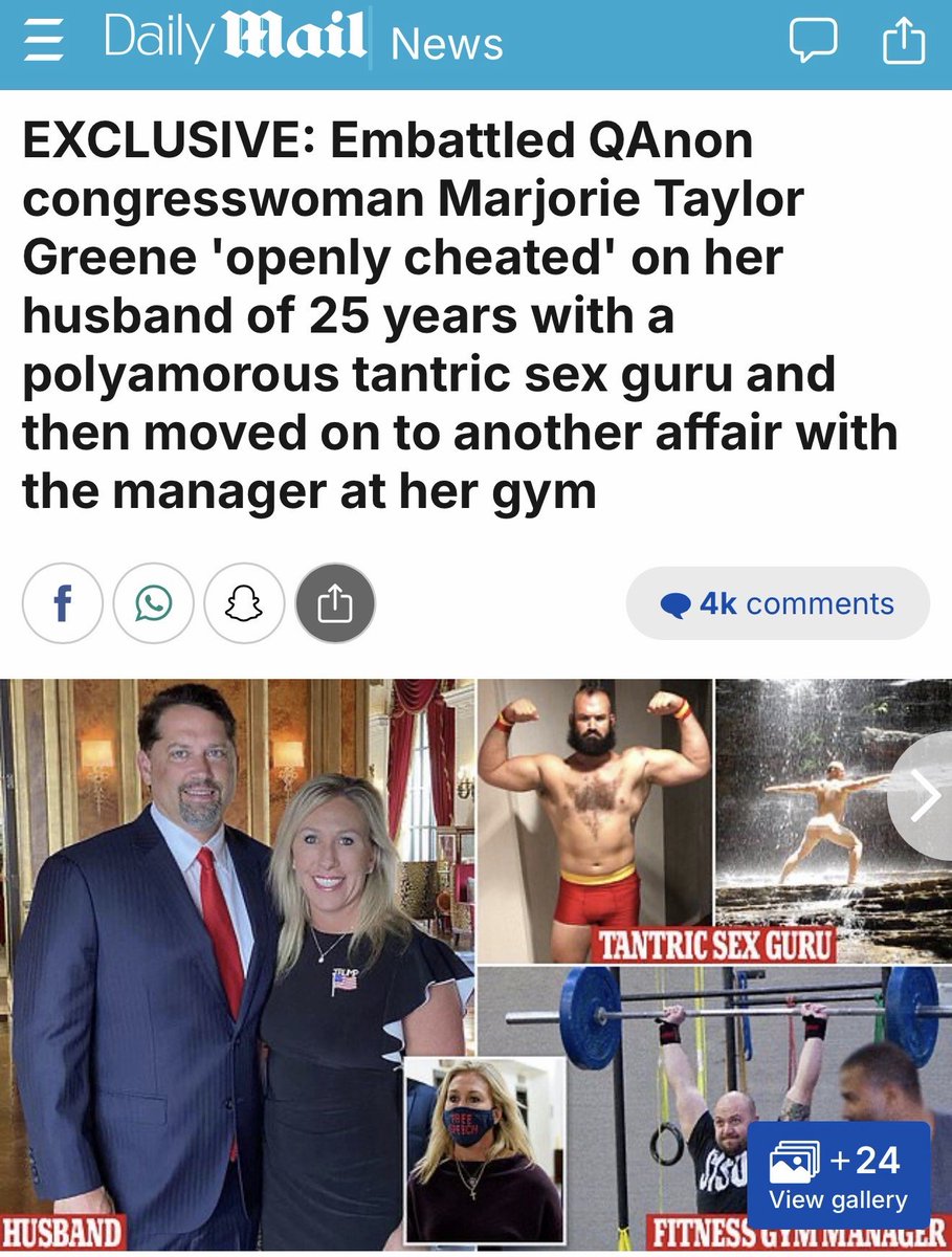 <a href="/mtgreenee/">Marjorie Taylor Greene 🇺🇸</a> <a href="/brianglenntv/">Brian Glenn</a> She said she loved President Trump too Brian, and lots of others.    
What does ‘love’ mean to MTG🥶
