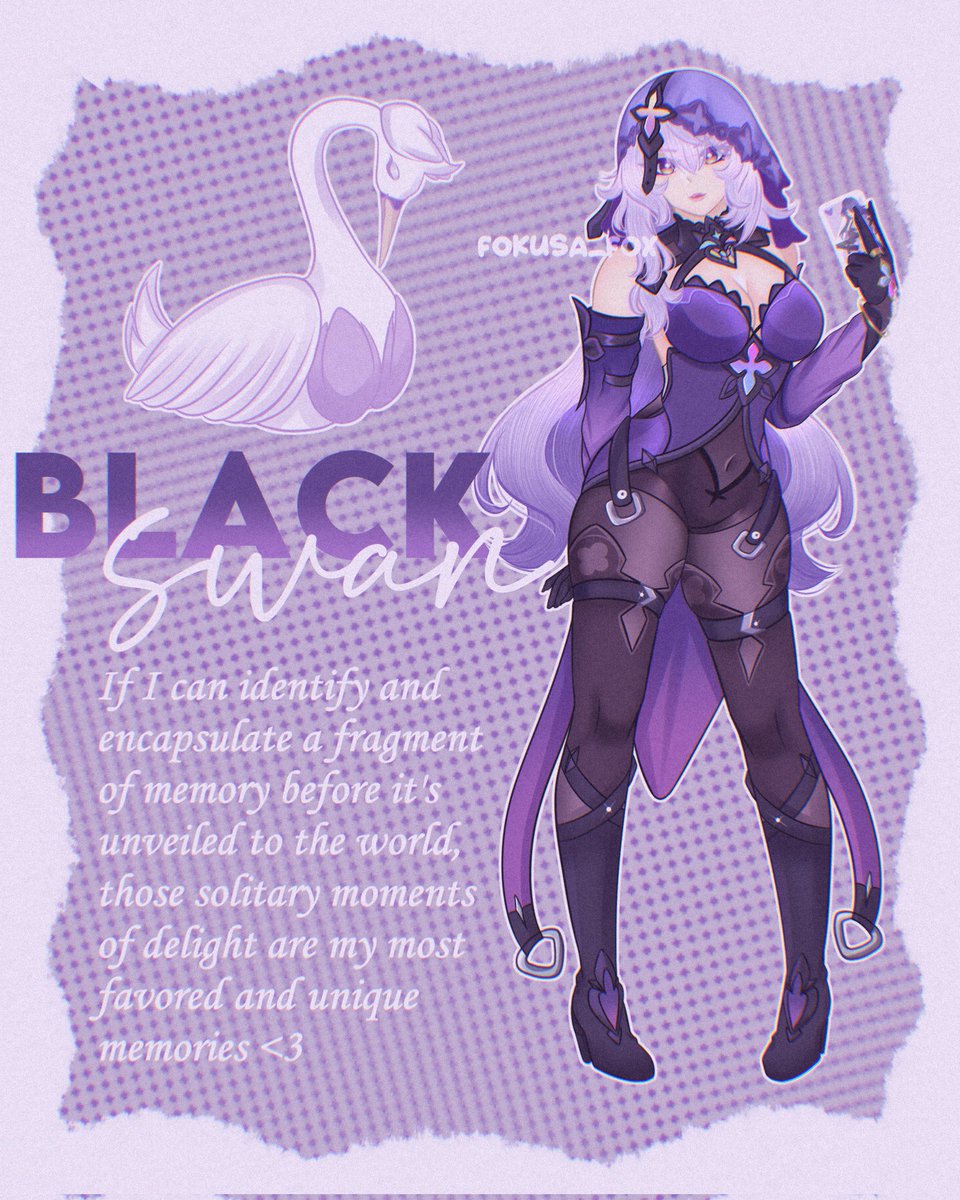 F0KUSA_F0X's tweet photo. 【🦢】
#BlackSwan #Swanna #HonkaiStarRail #Pokemon https://t.co/oiVbIMA2GR