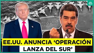 Trump repite la guía de todos los presidentes recientes de EEUU, crear enemigos en el exterior usando el discurso "guerra contra las drogas" para desviar la atención de sus problemas. Operación "Lanza del Sur" contra Venezuela busca ocultar su complicidad con la red sexual