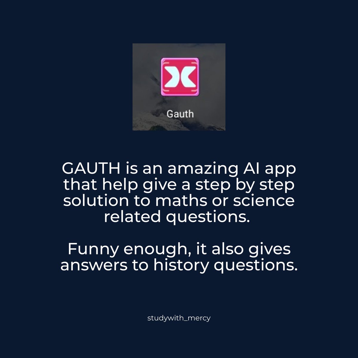 Oluwaferan05's tweet image. In my opinion, i really think all science student should try this app out. They are so good. You can use the app to answer your maths questions or that past question that always give you issue each time you want to practice for an exam. 
#studying #gauth