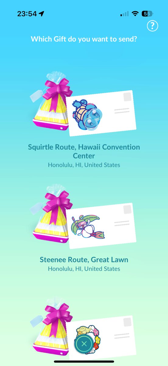 People rushing to 80, meanwhile me still with Honolulu Worlds 2024 gifts to send😴
#PokemonGO