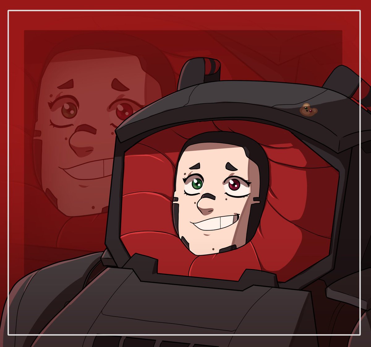 Doogle1776's tweet image. //Thank you @SummerHellhole for commissioning Teddy for me from @kenny_pyro