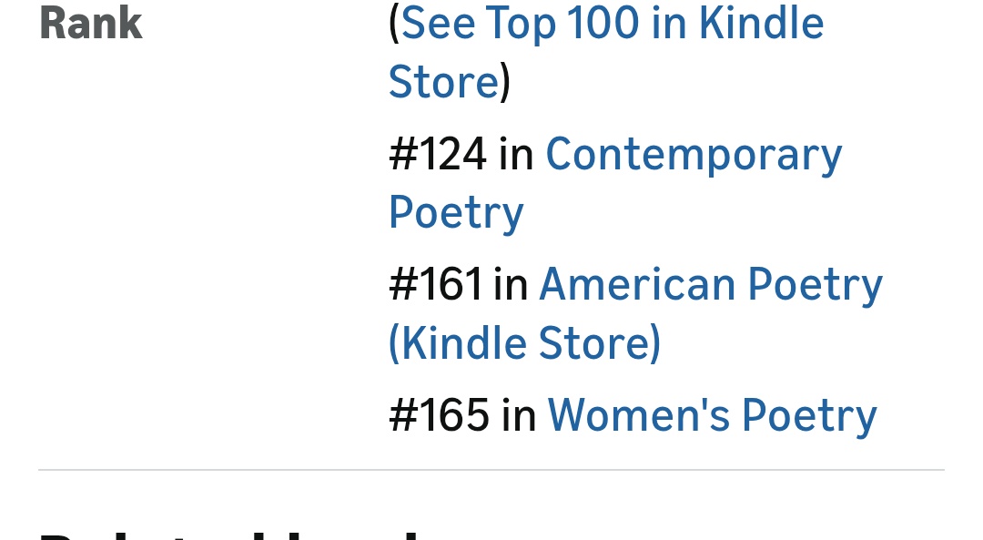 I'll take it. ☺️🖤✨️
Tempered Edges isn't doing too badly for a little paperback chapbook on preorder.
Thank you for giving her a chance.