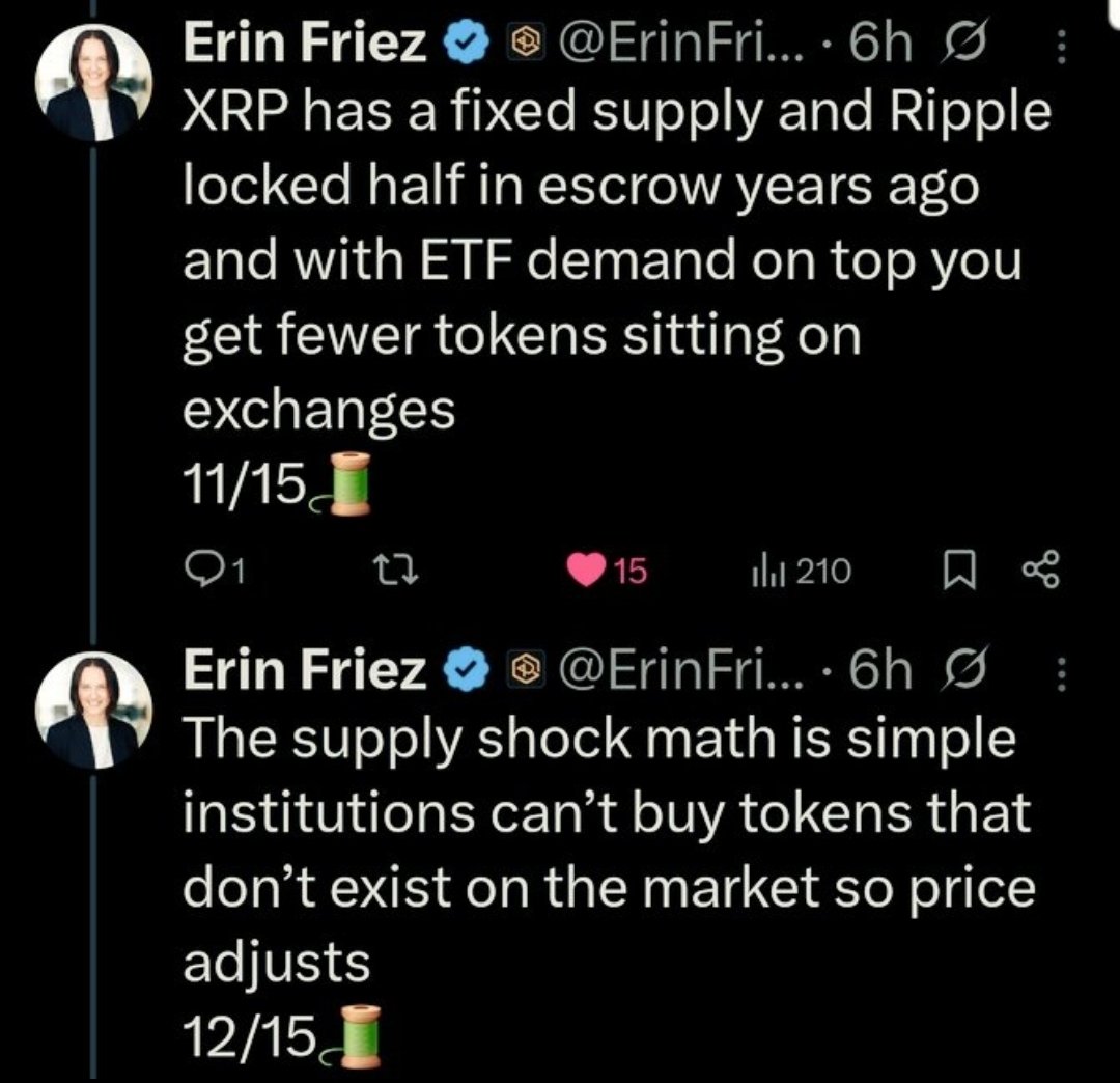 XRP being sucked up.. 😏 

#XRPETF 🔥