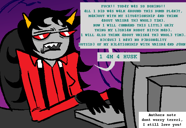 alternianclown's tweet photo. dont worry, this is only 100% serious. 
#KAREZI #Homestuck https://t.co/aeac7cUbLS