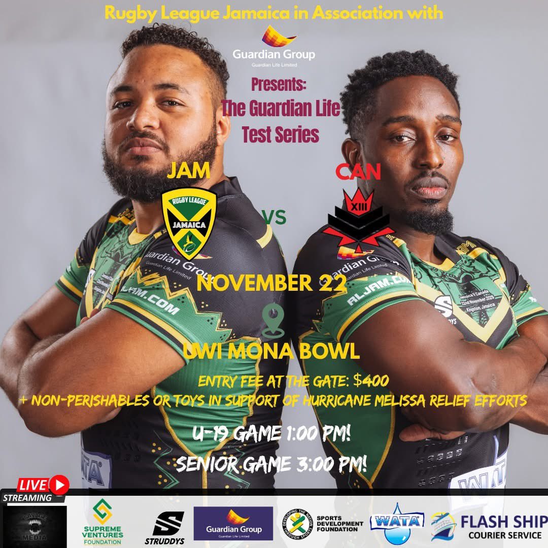 Our next Men <a href="/Reggae_Warriors/">ReggaeWarriors</a> assignment is next weekend when RLJ in partnership with Guardian Group Jamaica faces Canada Rugby League . The Warriors looking to bounce back from last year's defeat in Toronto to our northern neighbours.
