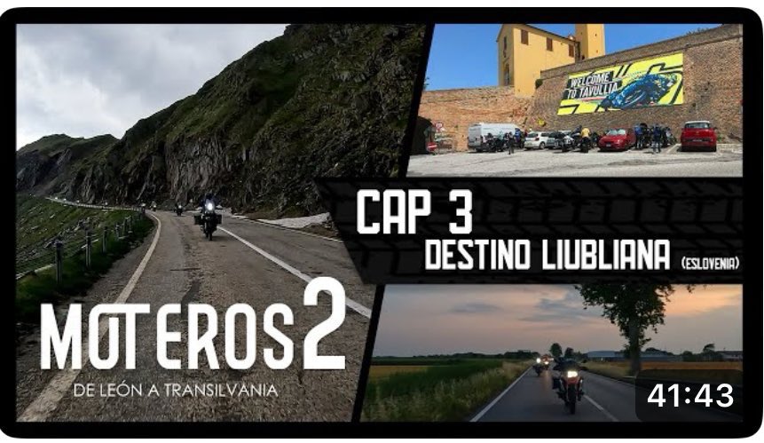 MOTEROS 2. DE LEÓN A TRANSILVANIA | Capítulo 3: "Destino Liubliana" youtu.be/WVesRkQyavI?si… vía <a href="/YouTube/">YouTube</a>