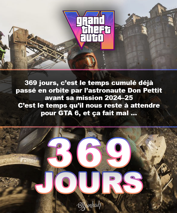 Encore 369 jours d’attente pour GTA 6 ! ⌛️ 

tiktok.com/@bysankah/phot…

#gta6 #GTAVI #gaming