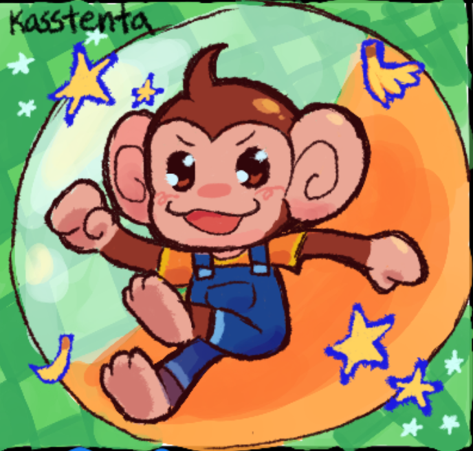 super monkey ball doodle
