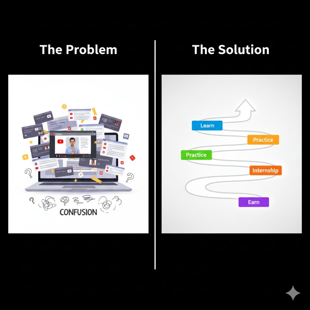 billachusim's tweet image. Problem: People learn tech but don’t know the next step.
Solution: A roadmap that leads to real skill and income.
Tech Faculty gives you the full journey, not just lessons.
#TechFaculty