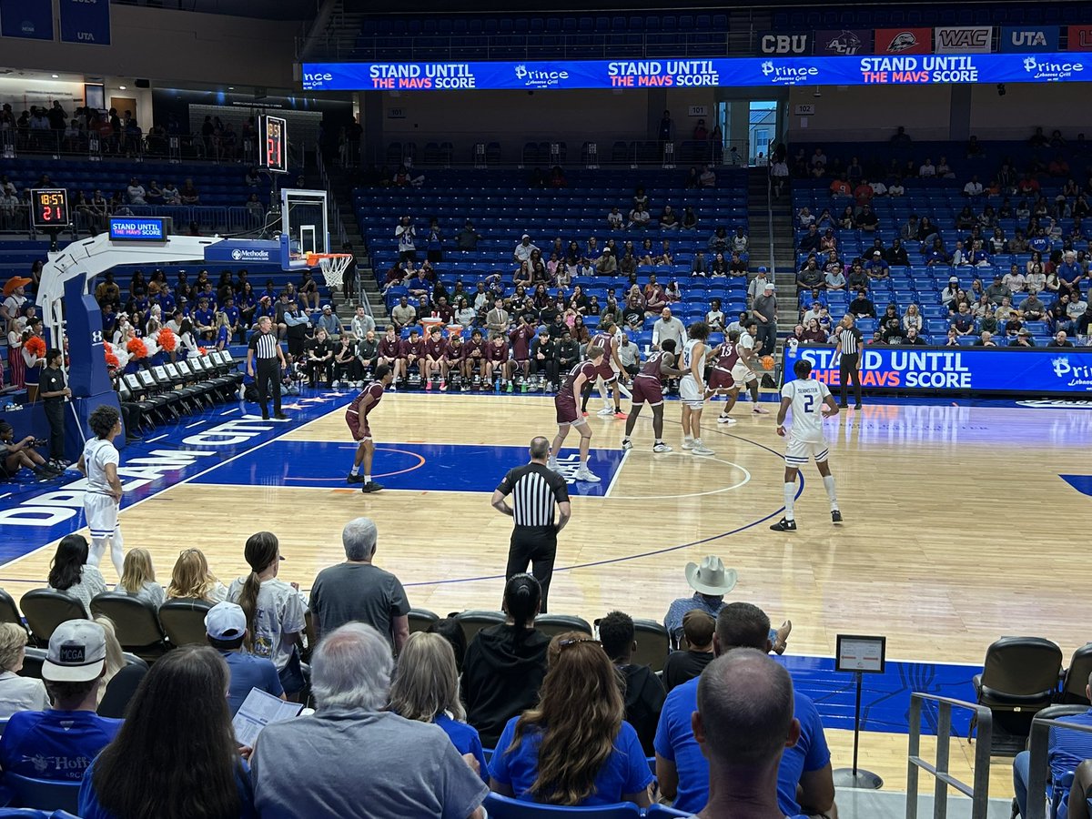 Just a few McKinney North Ballers 🏀 enjoying a game tonight <a href="/UTAMavsMBB/">UT Arlington Men’s Basketball</a>