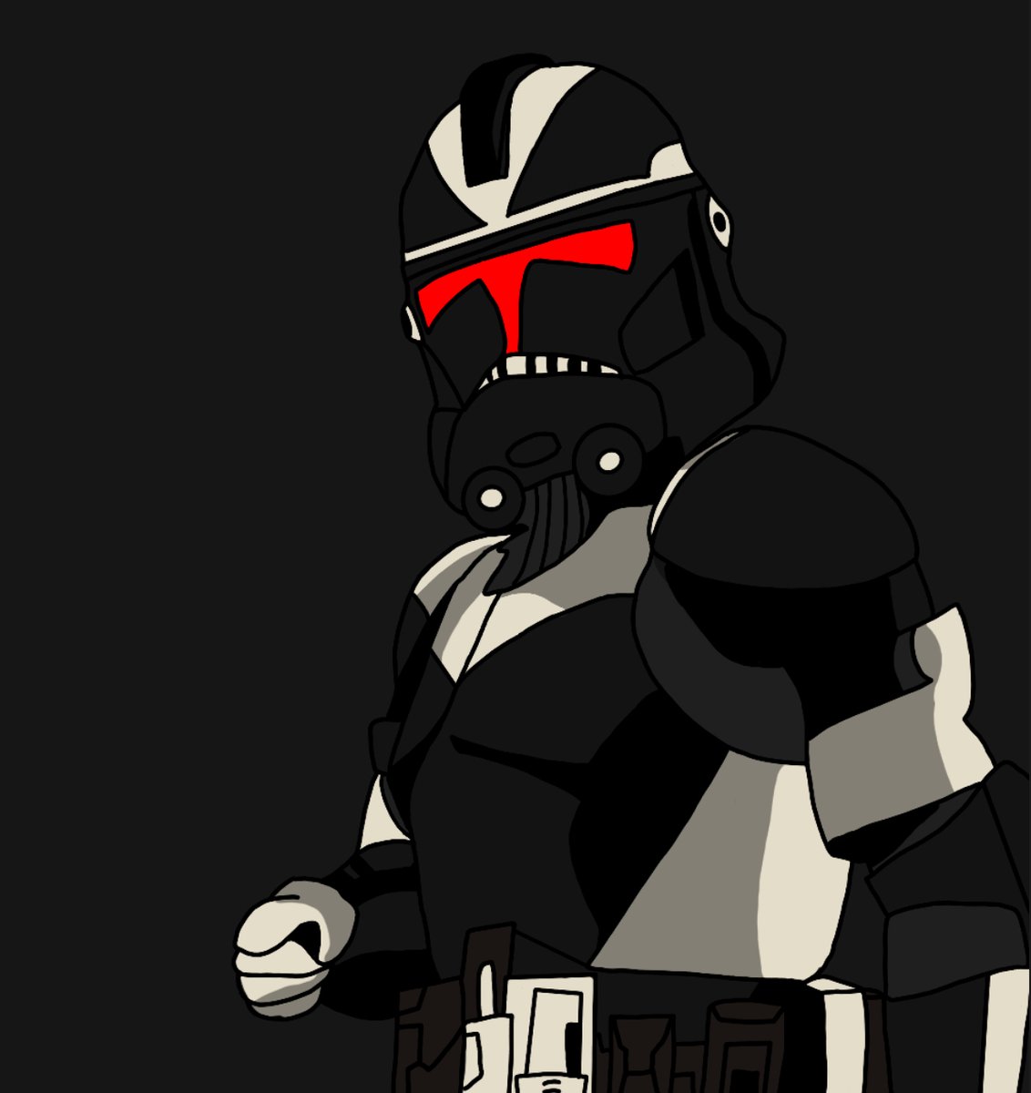 Bueno hace tiempo que no dibujo hice a un shadow trooper creo que ni son canon xdd pero bueno
#StarWars #fanart
