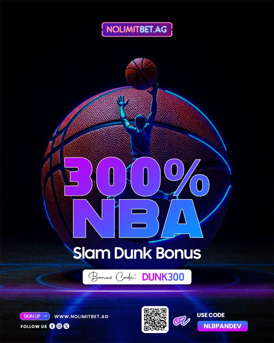 Cyberjoe19's tweet photo. 🔥 Slam it BIG this NBA season!
Grab a 300% Slam Dunk Bonus and take your game to the next level 🏀💸
Use Code: DUNK300 and start winning now!
👉 https://t.co/H7fjD2CzPr

#NBABonus #SportsBetting #BasketballLife #BetAndWin #SlamDunkBonus #NBAFans #GamedayReady https://t.co/9sAzVRsd8Y