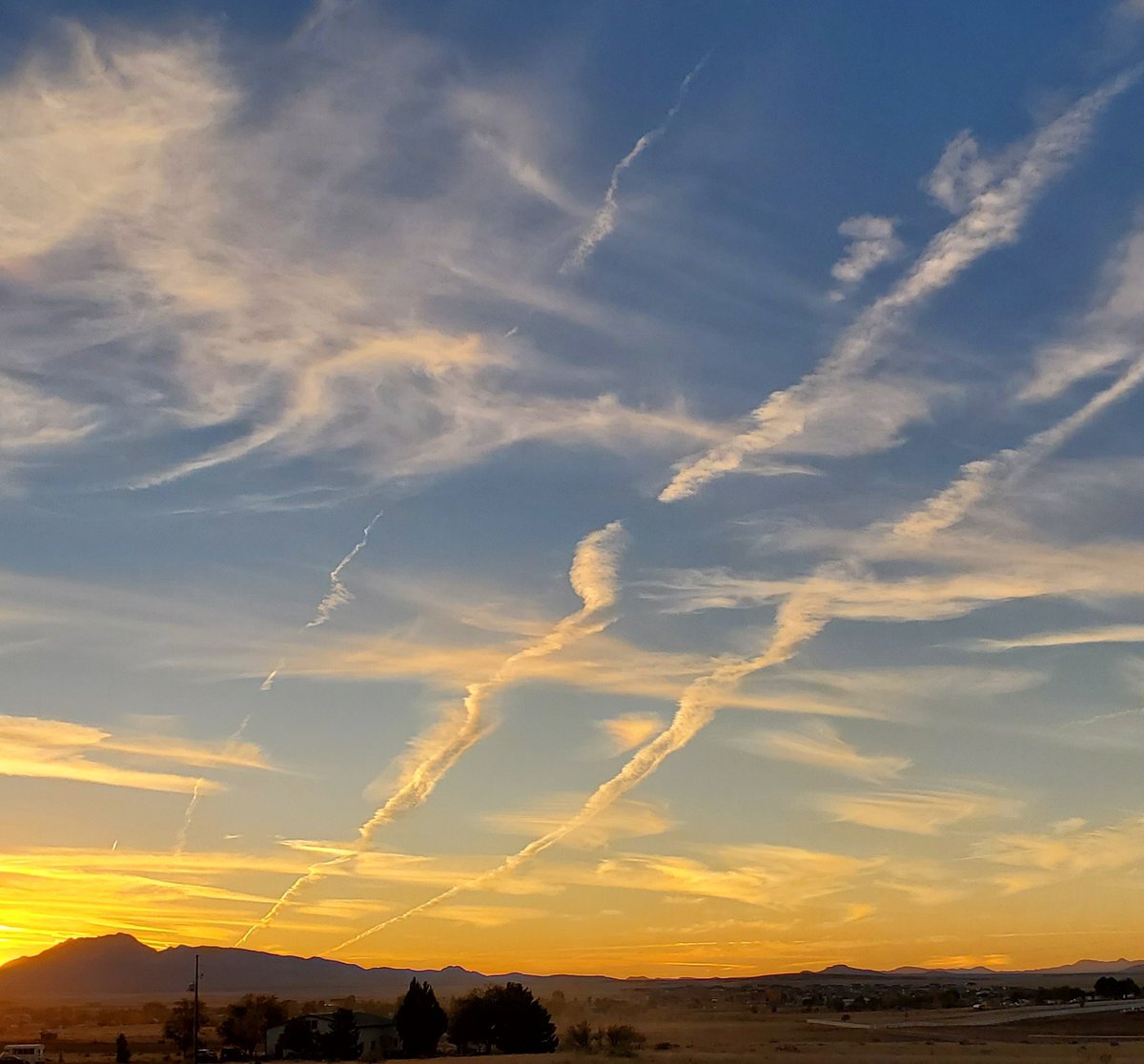 USATrumper's tweet image. They stopped spraying Arizona for 6 months after USAID was shut down but they started spraying again 2 weeks ago. 🤮