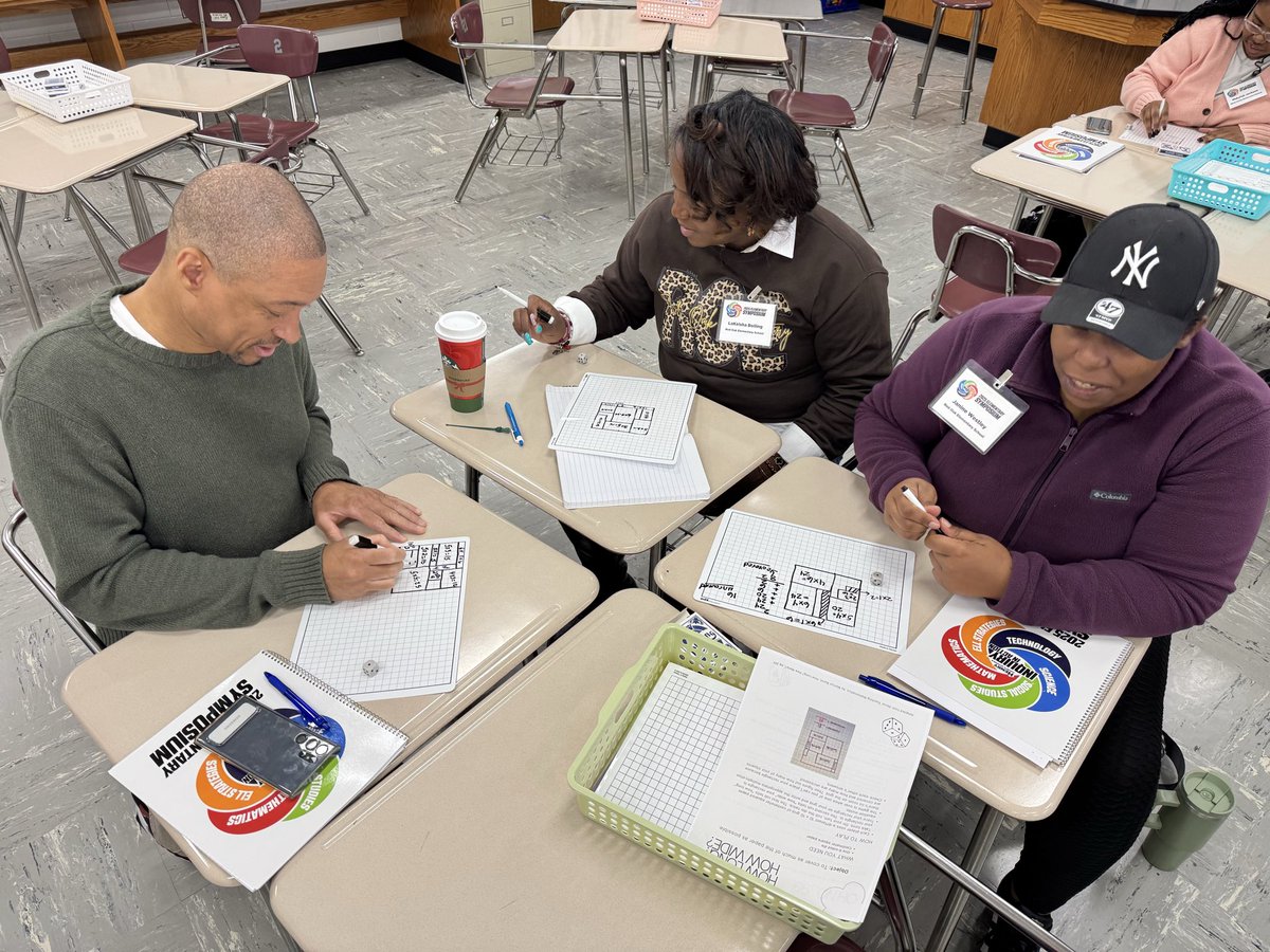 crypticmaestro's tweet image. Having so much fun doing math on a Saturday! Teachers are playing games to work on numeracy and scientific thinking at the HCS Science Symposium. @Math_HCS #henrysolves @HenryCountyBOE @klbsci @acwscience @GaDOEMath