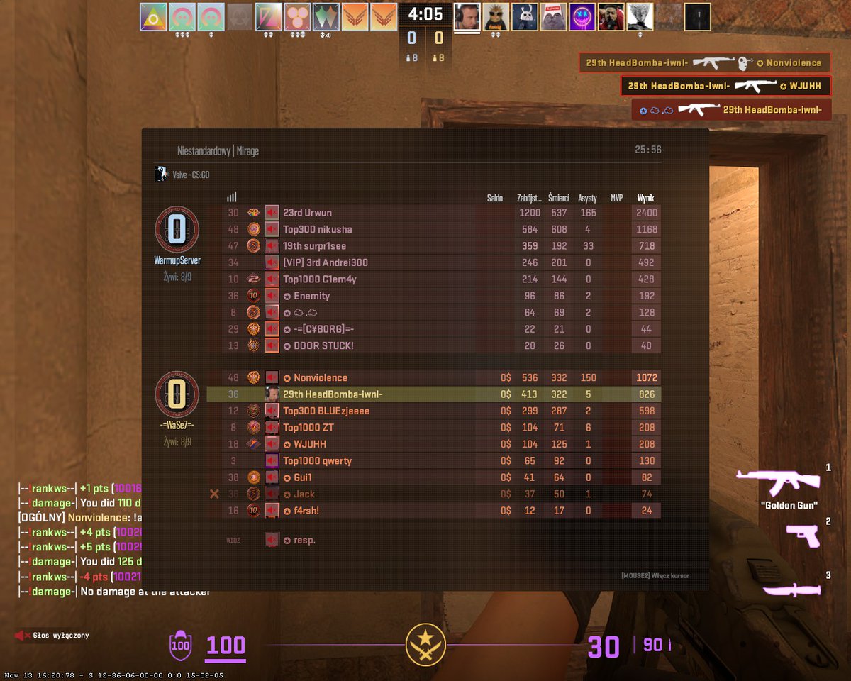 day 5 of doing 400 kills on dm every single day, played 2 faceit games, never playing with a polish 5 stack ever again