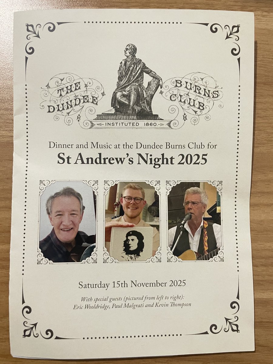 Diakovit's tweet photo. My first Selkirk Grace at Dundee Burns Club’s St Andrew’s Night — maybe the first ever read in 🇺🇦 in 🏴󠁧󠁢󠁳󠁣󠁴󠁿! Thanks to Graham Ogilvy, Jimmy Black, and @DundeeBurnsClub for a brilliant evening. “Where else would you meet a Scot, Ukrainian and Frenchman at a Burns Club… or would you?” https://t.co/yqDceBnxu4