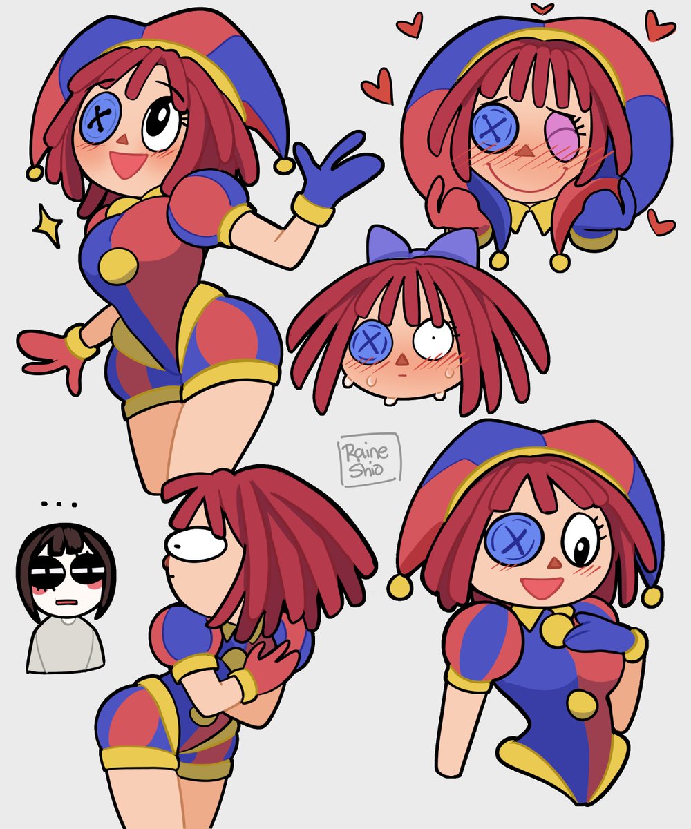 RaineShio's tweet image. They&apos;re so easy and fun to draw ajasdfwefasdf
#funnybunny #jesterdoll #TADC