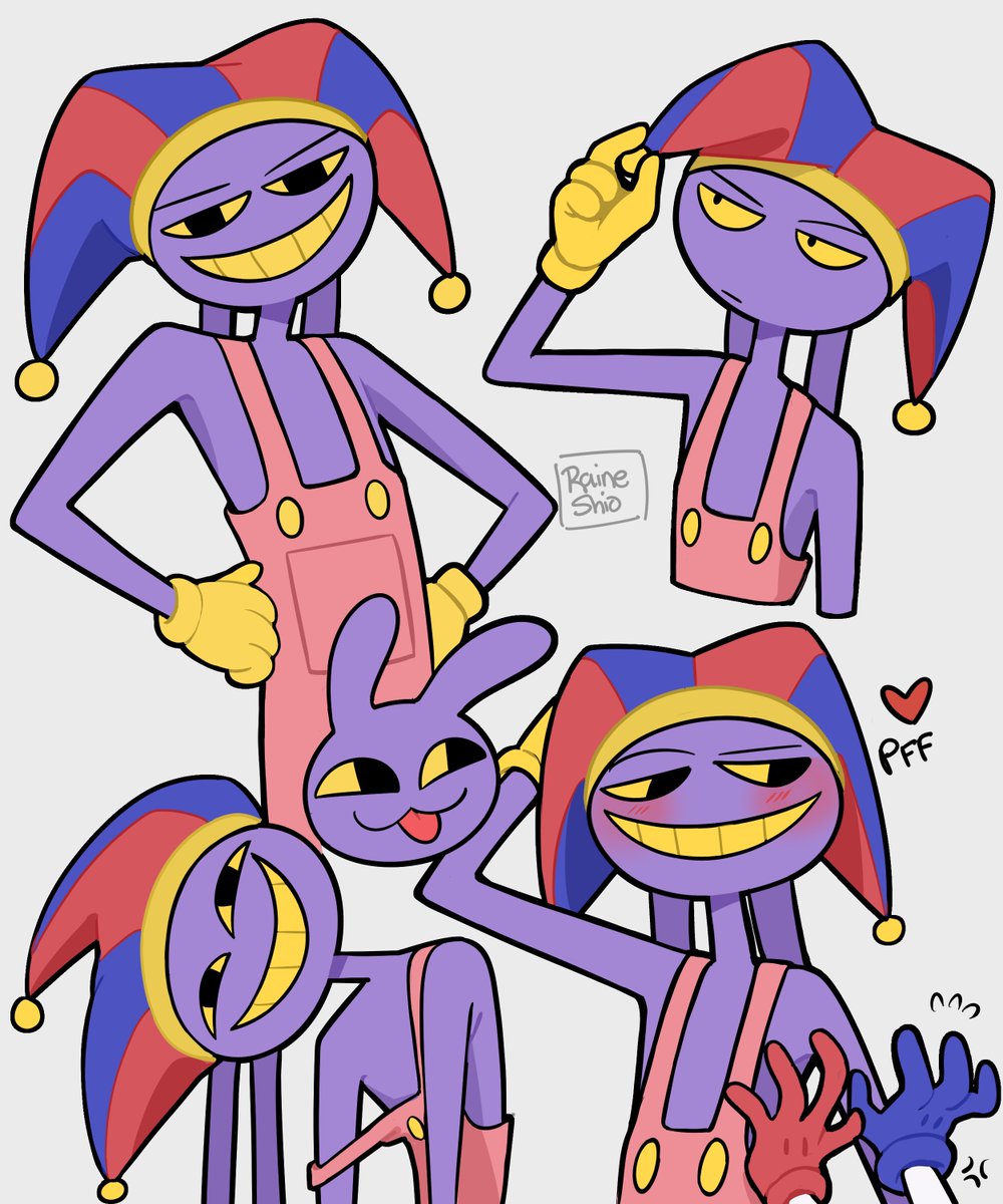 RaineShio's tweet image. They&apos;re so easy and fun to draw ajasdfwefasdf
#funnybunny #jesterdoll #TADC