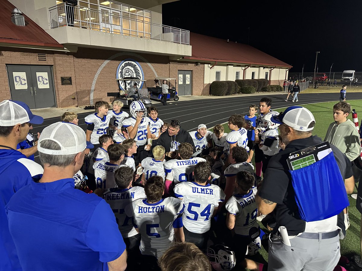OCHS_Athletics's tweet photo. Our 11u Warriors defeat North Oconee 26-0 to win the Super Bowl! https://t.co/ccBJRgjo7Q