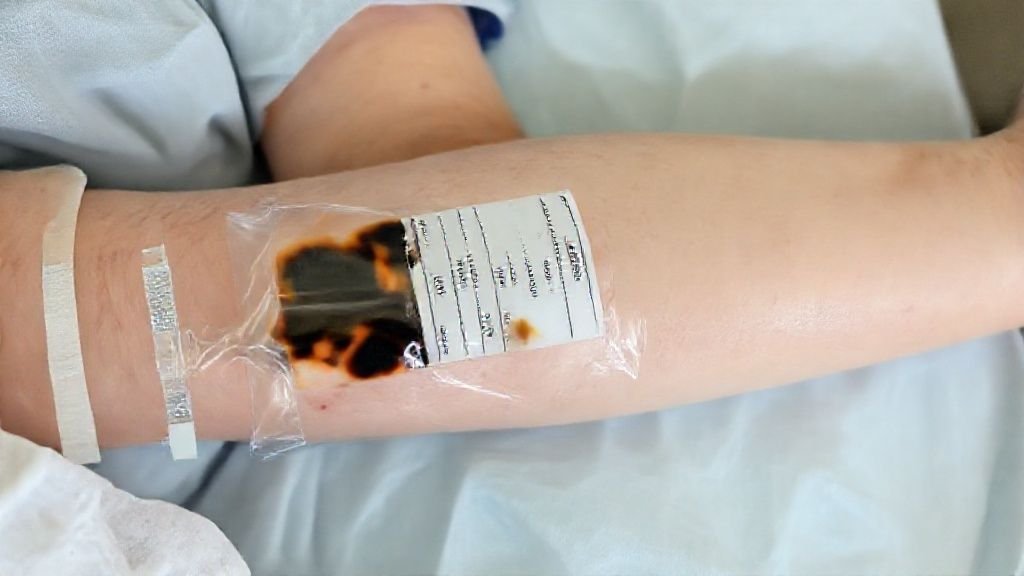 medo_b's tweet image. Em 2016 um garoto de 15 anos estava tratando de Leucemia. Ele piorava, tinha infecções e choque séptico, e até aí tudo bem. Os médicos descobriram que a MÃE, Tiffany Alberts, estava injetando FEZES no soro dele, porque ela queria que ele mudasse de hospital. O garoto sobreviveu.