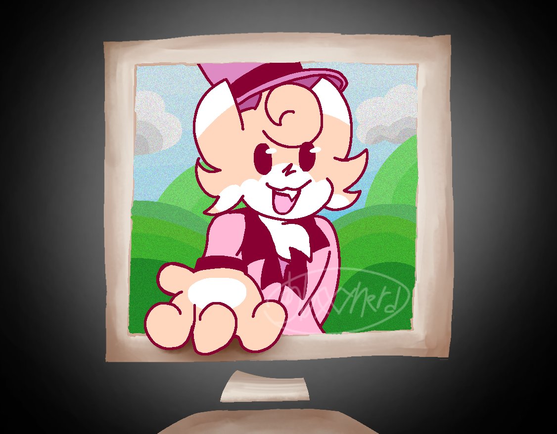 a_glaxynerd's tweet photo. i thought it'd be fun to try and imitate the game's art style, and i think i did a good job :3
#pompyquiz #mrpompysextravagantquiz #mpeq #art https://t.co/GDmeJJTlZS