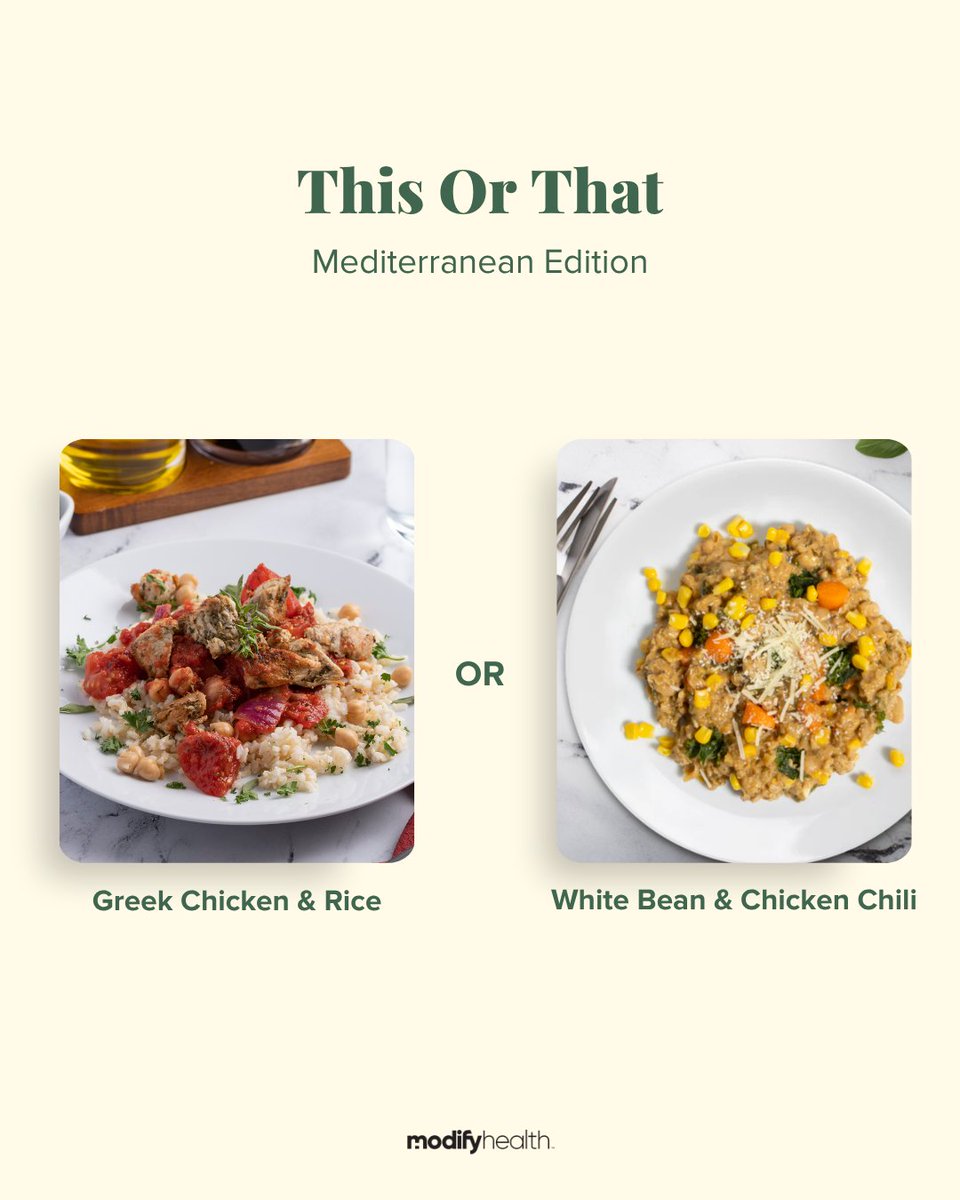 iModifyHealth's tweet image. Which of these Mediterranean meals are you choosing??

#modifyhealth #mealdelivery #fiber #ibs #ibsproblems #healthyeating #feelbetter #guthealth #celiac #glutenfree #lowfodmap #lowfodmapdiet #mediterranean #mediterraneandiet
