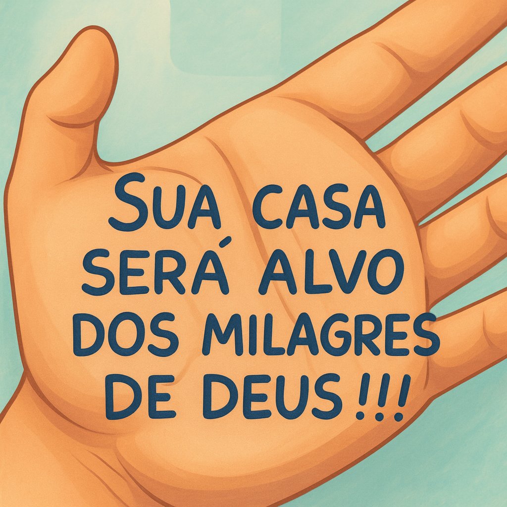 AMÉM 🫴✨
Você crê?