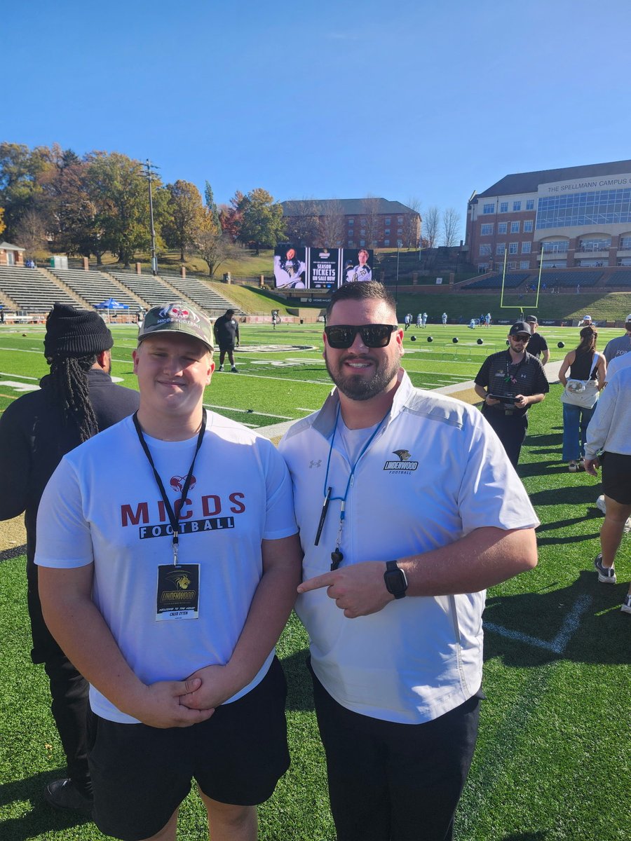 CalebEOtten's tweet image. Had an amazing game day @LindenwoodFB and loved the facilities and coaching stafff. Thank you @Coach_HHarris, @Baldwin_CoachBB, and @stugfb for great time.   @Coach_M_Irvin @MICDSfootball @BouchardFred @CoachLuke6 @nmenneke77 @Raybarnes686gm1 @JPRockMO @coachgoldberg1…