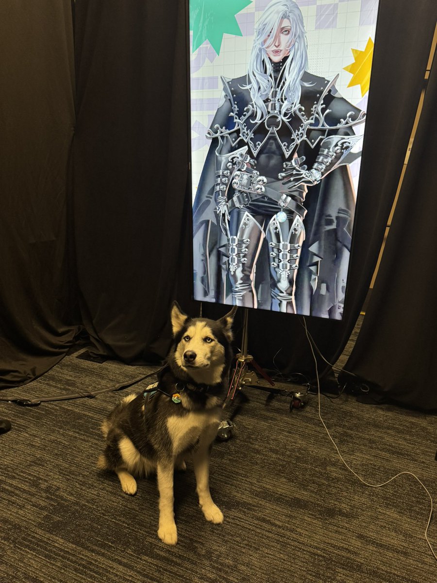 Thank you for taking the time to meet all us #Pupals at #ANIMEImpulseDAL2025!
It was so nice to get to chat with you, sensei. Finding you truly changed my life and I’m so glad I could finally tell you I appreciate you in person.

And you got to meet my doggo; you’re welcome. 😆