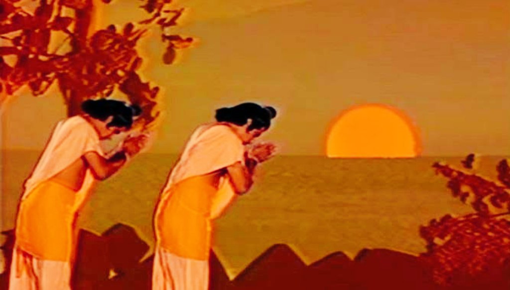 I bow at the feet of Lord Sun God who gives light to everyone without any discrimination.