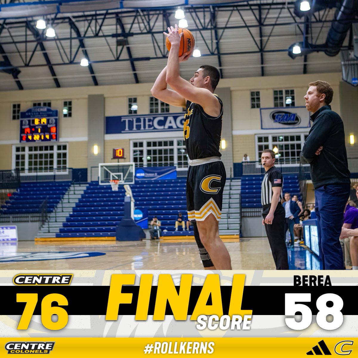 🏀 | Riley Mastin led four Colonels in double figures and <a href="/CentreMBB/">Centre College Basketball</a> dominated the glass again in today's 18-point victory! #RollKerns centrecolonels.com/news/2025/11/1…