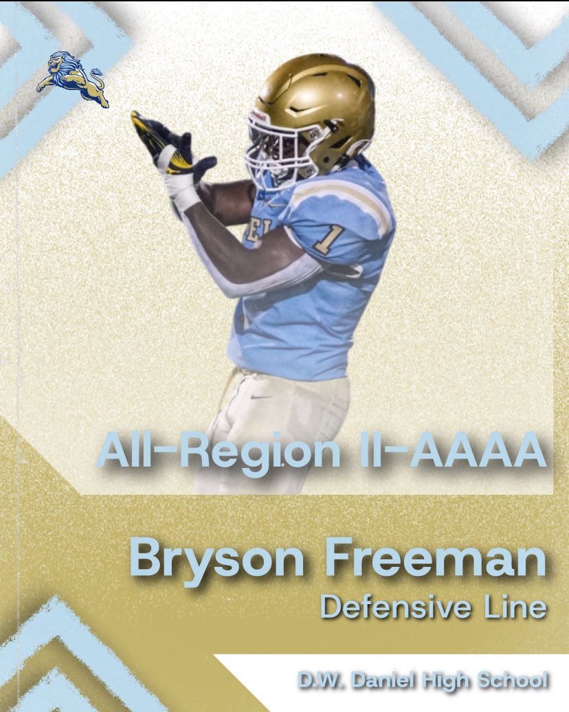 #AGTG Overly blessed!! <a href="/dwdanielFB/">D.W. Daniel Football</a> <a href="/coach__ellison/">Coach Kirk Ellison</a> <a href="/CoachDburk/">Coach Burk</a> <a href="/prime038/">Chris “PT” Chancellor Sr.</a> <a href="/DLInstructor91/">Coach Jackson</a> <a href="/galloway_tj/">TJ Galloway</a>